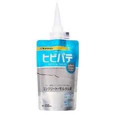 Cemedine 세메다인 벽면 바닥 균열 보수 퍼티 라이트그레이 200mL HC-013