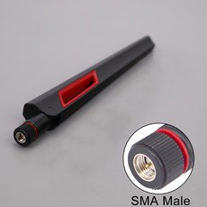 10dbi WIFI 안테나 2.4Ghz 5Ghz 5.8Ghz 신호 증폭기 안테나 RP SMA Male 범용 WiFi 증폭기 WLAN 라우터용, [02] SMA Male, 1개