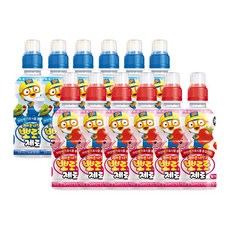 뽀로로음료 제로 밀크 x6개+딸기 x6개, 12개, 235ml