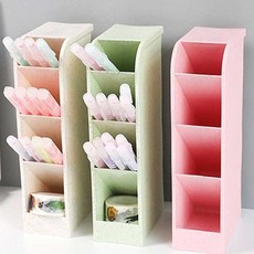 ecolucky 보카시 파스텔 4단 연필꽂이 볼펜꽃이 판촉물 사은품 문구, 보카시 다용도 연필꽂이 블루