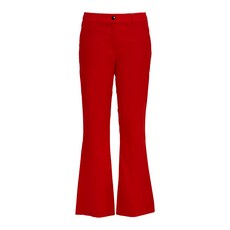 LOUIS CASTEL 女式純色雙面羊毛帶 Huda 口袋褲（微喇）_3LCPT409R