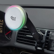 제이토리 Qi2.2 25W 맥세이프 차량용 고속 무선 충전 거치대 펠티어 냉각 터보 쿨링팬, JT026, 화이트 JT026, 화이트