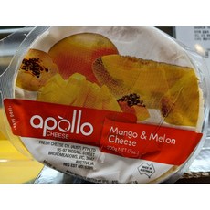 아폴로 멜론 & 망고 과일 치즈 아이스박스 포장, 3개, 200g