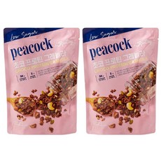 피코크 초코 프로틴 그래놀라, 2개, 350g