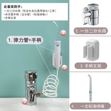 올솔드 직수구강세정기 수도직결식 치실 및 표준노즐1개 연결 분리 수도연결 치간 빠른 연결형, F. 일반 모델 1 표준 노즐
