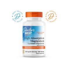 킬레이트 마그네슘 고흡수 닥터스베스트 200mg, 2개, 240정