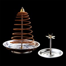 3 가지 사이즈 안전 코일 향 홀더 버너 모기 랙 베이스 플레이트, 11cm Incense Holder