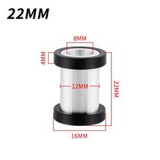 알루미늄 합금 MTB 후면 충격 부싱 ID 8mm OD 12mm 산악 자전거 충격 흡수 장치 부품 MTB 도로 자전거, 09 22mm, [09] 22mm