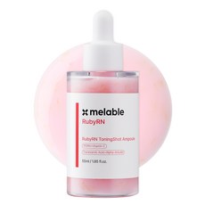 메라블 루비알엔 토닝샷 피부 광채 기미 미백 PDRN 앰플, 1개, 55ml