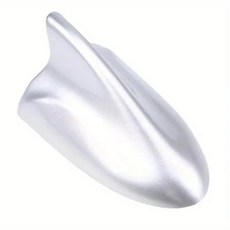 차량용 상어 지느러미 안테나 신호 수신 라디오 기능 루프 개조 장식용, 1. Silvery