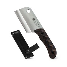 KZM 工業風木柄料理刀 K23T3K04, 1個