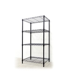 鐵物局 日系黯黑質調四層鐵力士架 75x35x120cm 收納置物層架, ●黯黑75x35x120四層架, 黑色, 4層