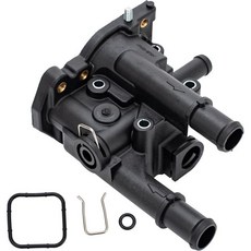 알루미늄 엔진 냉각수 온도조절기 하우징 어셈블리 96984103 쉐보레 크루즈 2011-2015 리미티드 2016 소닉 2012-2016 교체 25192230 25192228, 알루미늄 엔진 냉각수 온도조절기 하우징 어셈블리 969