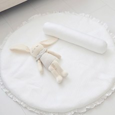 남달라 베이비 아이스 쿨 원형러그 놀이매트 신생아 원형러그 아기 원형러그 (냉감소재/COOL), 도트냉감, 1개