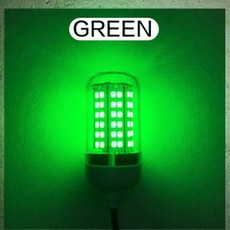 수중 낚시 램프 후레쉬 방수 깊은 어군 탐지기 보트 카약 부두, 색상: 1. Green, 1개