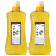 국내산 사양벌꿀 대용량 업소용 사양꿀, 2kg, 2개