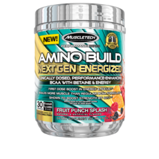 MUSCLETECH BCAA支鏈胺基酸補充粉, 280g, 1罐, Fruit Punch Splash