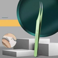 속눈썹 집게 접목 붙여넣기 가짜 속눈썹 클립 고정밀 금색 깃털 클립 미용사용으로 특별히 설계됨, 04 Dolphin clip