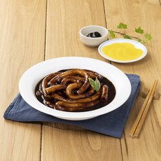 오늘바로떡볶이 롱누들떡볶이 핫짜장 당일생산 2인분, 640g, 1개
