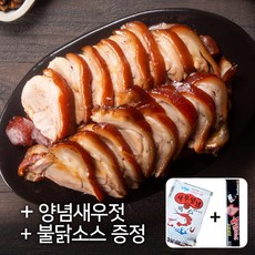 누리푸드 흑마늘 품은 순살 슬라이스 족발 600g+양념새우젓 2개+불닭소스2개, 2개, 300g