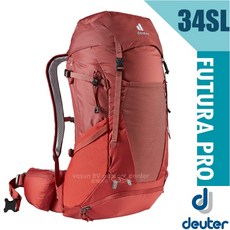 【德國 Deuter】送》女 款登山背包-網架式 34SL Futura Pro (附背包套)/自助旅行_3401021