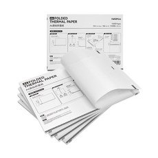 【PeriPage愛立熊】Y200專用 A4摺疊速乾型感熱紙 (100張) - 錯題打印、多年留影適用, 1盒