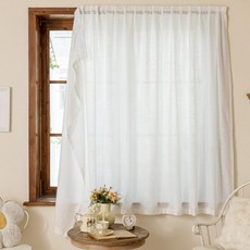 나비주름 커튼 암막 붙이는 거실 안방 호텔 화이트 베이지
