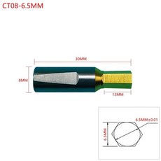로터리 펀칭 커터 도구 샹크 내부 육각 브로칭 선반 펀치, 1개, 4. CT08-6.5MM