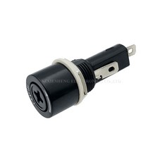 5PCS R3-22 6x30MM 퓨즈 홀더 10A250V 패널 장착 고온 저항 베이클라이트 퓨즈 베이스6x30MM 튜브 포함, [01] R3-22 Fuse Holder, [10] With Fuse  10A