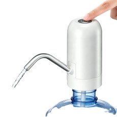 家用桶裝水抽水器 智慧自動取水機, CH801全白色 不鏽鋼出水嘴