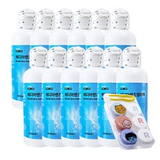 메디렌즈(메디아렌즈) 멀티액 150ml X 12개 카카오 렌즈케이스 증정 렌즈용액 렌즈세정액 렌즈세척액 소프트렌즈용액
