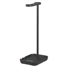 全罩式藍牙耳機 AI降噪麥克風 藍牙5.1 HIFI音質 12H續航 有線無線雙用 可折疊 TM-087 (附黑色耳機支架), 耳罩式配件【專用支架-黑色】1入