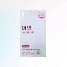 비타민하우스 아연셀렌크롬, 1개, 60정