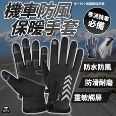 台灣24H出貨 防潑水手套 機車手套 騎車手套 手套 防水手套 防風手套 手套機車 觸控手套 防寒手套 保暖騎車手套, 02# 防潑水手套-箭頭款【黑色】L