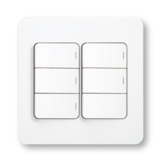 아크라이트 디아트 배선기구 26.[스위치]단로5+삼로1(6구)2개용 화이트, 26.스위치 [단로5+삼로1 6구 2개용], 1개