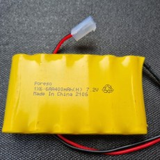토탈소방안전 (주)화경산업 예비전원 소방배터리 피난구유도등 천정 대형용 AA7.2V400mAh, 1개