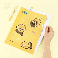 스토어-소유 문서보관정리 춘식이 파일홀더 L파일10매세트, 그린