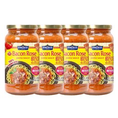 오뚜기 프레스코 파스타소스 베이컨로제 600g 4개