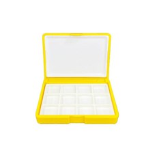 【時代中西畫材】水彩顏料分裝盒12色 1ml 空盒, 藍色