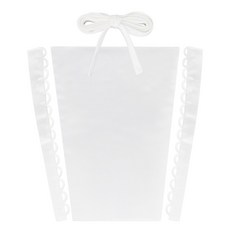 폴리에스터 그로그레인 장식 끈 벨트 스트랩 랩 래핑 장식 DIY 의류 가방 신발 조절 액세서리, 1개, 화이트 260