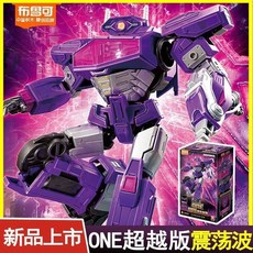 台灣熱賣 布魯可人變形金剛超越版起源聲波震蕩波鐵皮手玩具御天敵, 1個, 71185-ONE起源超越版鐵皮,全新原裝