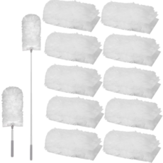 드로우데일리 양면 정전기 길이조절 먼지털이 리필 20개입, 1세트, 화이트