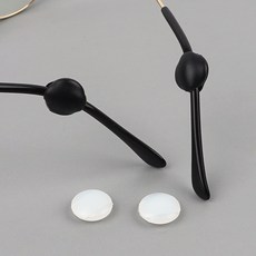 실리콘 원형 안경귀걸이 스토퍼 2P