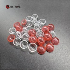 미니 빈 플라스틱 공 캡슐 장난감 서프라이즈 컨테이너 소품 페인트볼 초소형 100 개/로트 0.67 인치 0.68 17mm, 2 colors mix