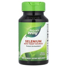 Nature's Way 셀레늄 200mcg 캡슐 100정 NWY-41081, 1개
