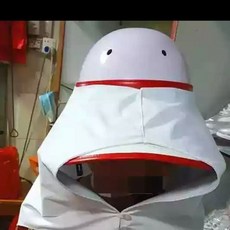 高爾夫球僮防曬頭巾 全棉材料 加3層棉佈, 1個, 白色短款加防嗮佈,均碼