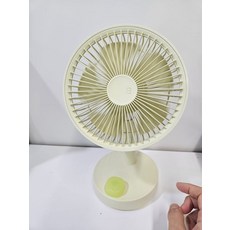 블루필 바셋2 탁상용 선풍기 무선 캠핑 미니 소형 책상 사무실 저소음 무소음 차박 낚시, 그린