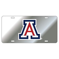 ARIZONA WILDCATS 실버 미러 번호판 태그