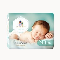 르소메 프리미엄 기저귀, 신생아용(NB), 120매