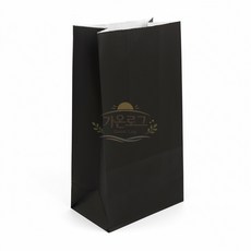 가온로그 컬러 무지 각대 봉투 종이쇼핑봉투, 하늘색